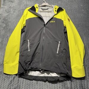 Louis Garneau LG Men 4 Seasons Hoodie Jacket Large Windproof Waterproof Cycling